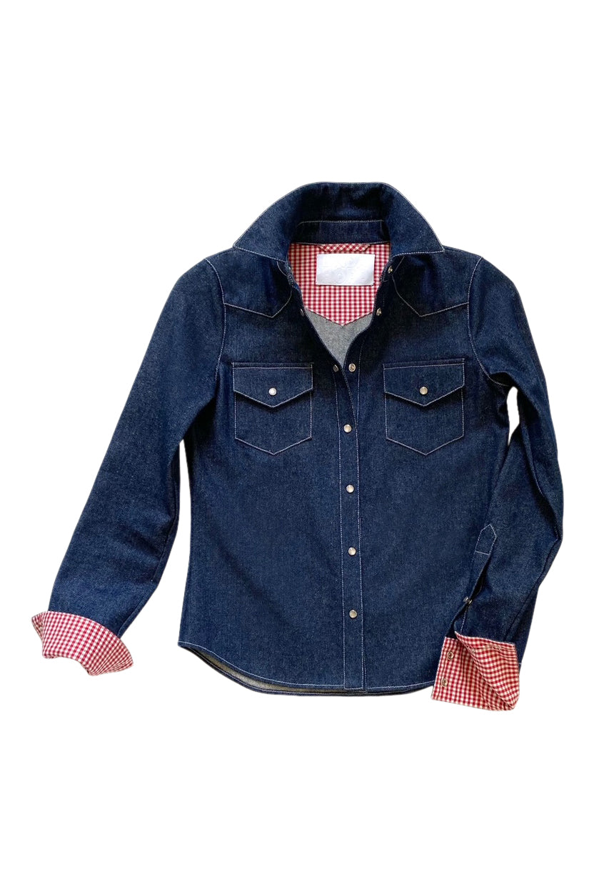 Western Denim Shirt – Linda Hopp