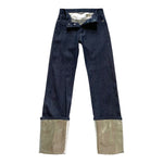 Load image into Gallery viewer, Silver Cuff Jeans
